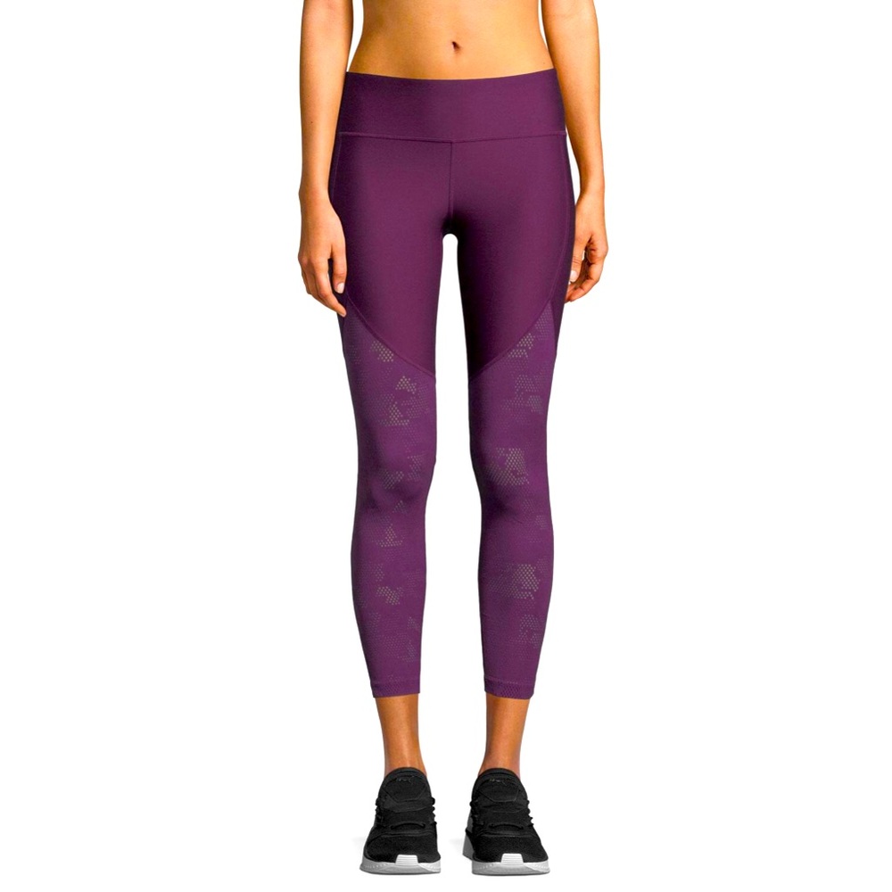 BNWOT Under Armour Women's Deep Purple Leggings - Small